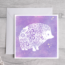 Load image into Gallery viewer, Hedgehog Greetings Card, Birthday Card, Thank you, Good Luck, Best Wishes, Sympathy card, animal card, pet card, get well soon
