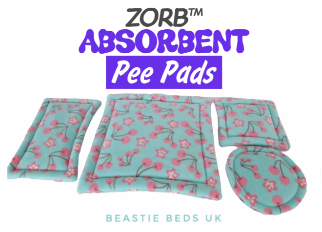 Absorbent Zorb Pee Pads for Cubes, Cuddle Cups, Sofa's and Lap Pads